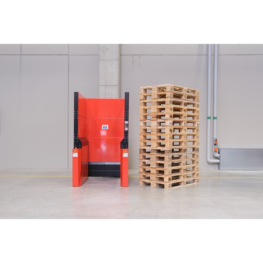 Immagine del prodotto n. 4: Magazzino pallet Hagenauer+Denk PalServer Universal, 15 pallet, LxL 800 x 1200 mm, arancione sanguigno
