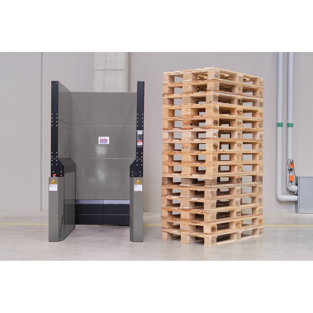 Immagine del prodotto n. 1: Magazzino pallet Hagenauer+Denk PalServer Universal, 15 pallet, LxL 800 x 1200 mm, acciaio inox