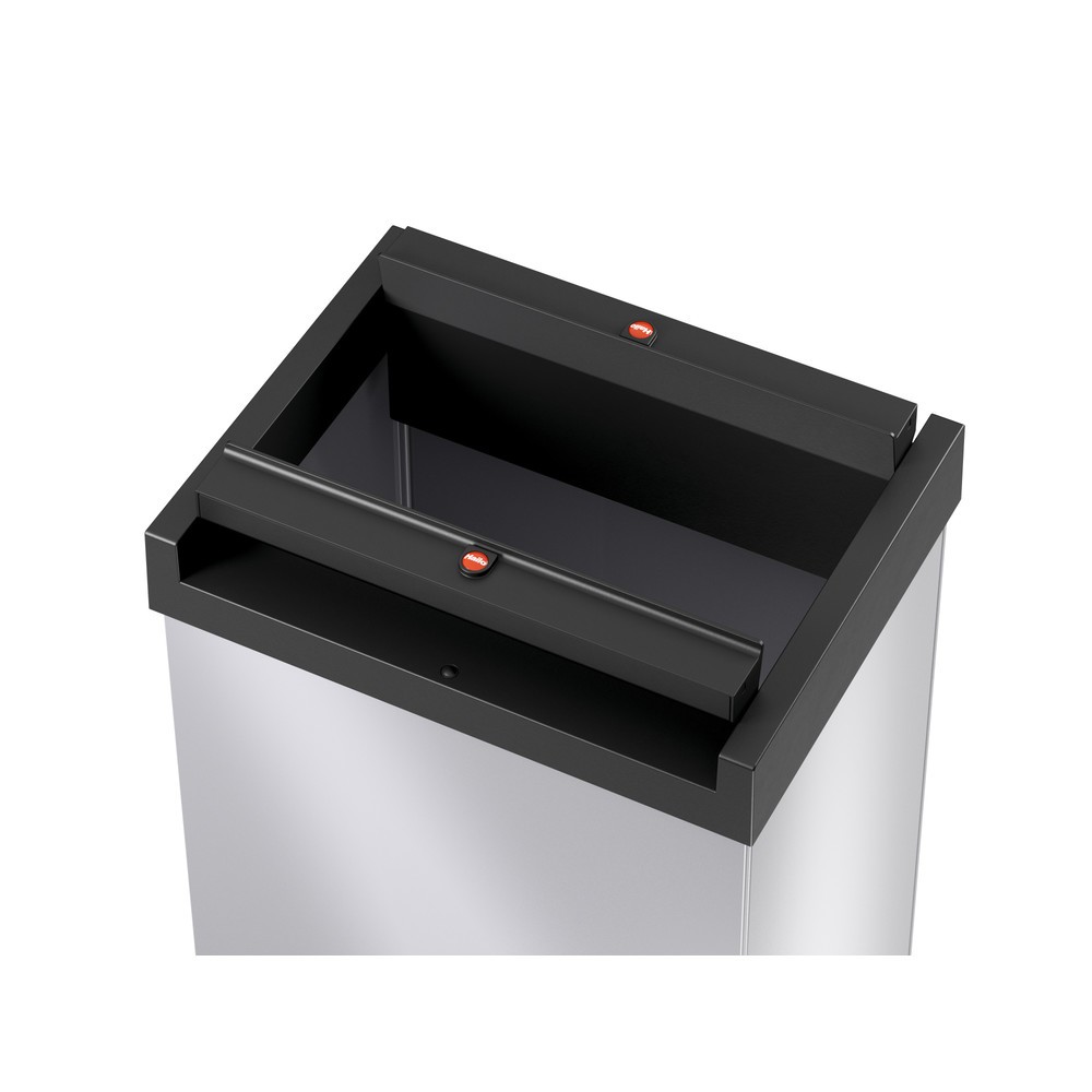 Immagine del prodotto n. 2: Hailo Big Box Swing portarifiuti 35 Litri Argento