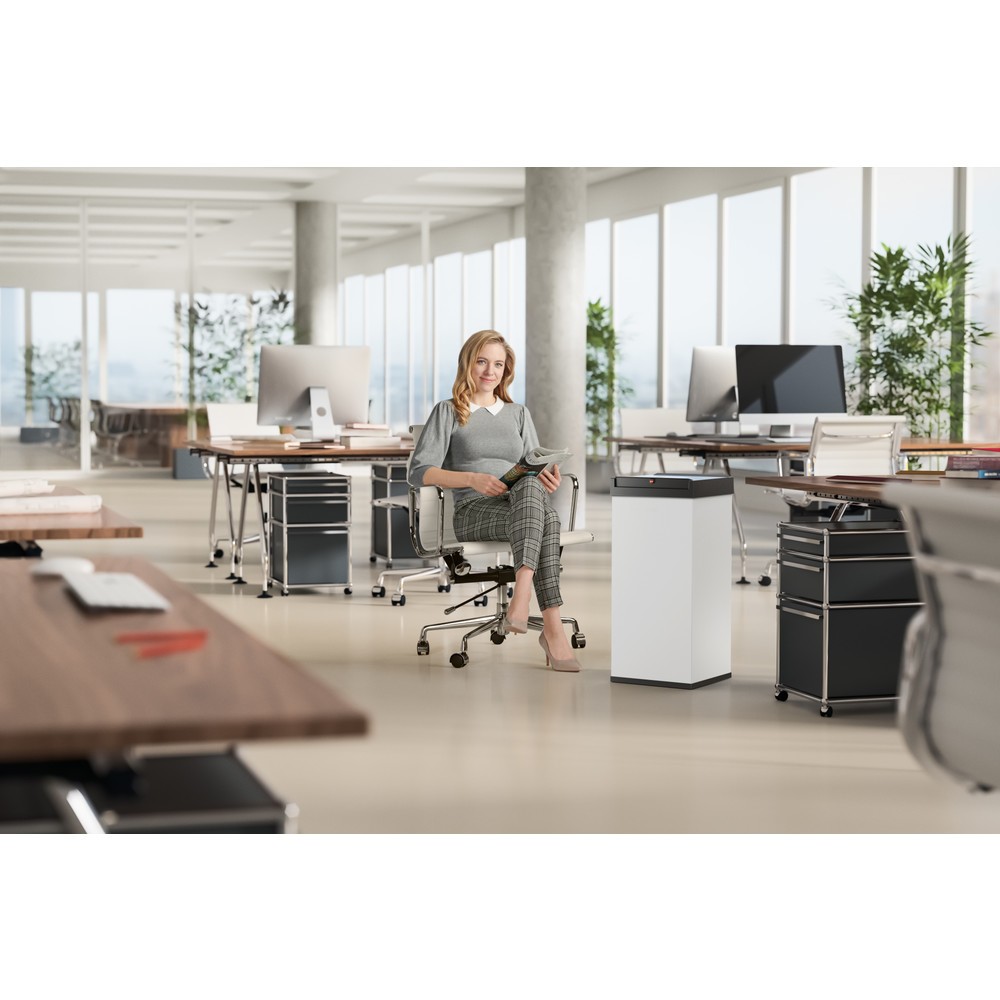 Immagine del prodotto n. 8: Hailo Big Box Swing portarifiuti 52 litri, colore: bianco