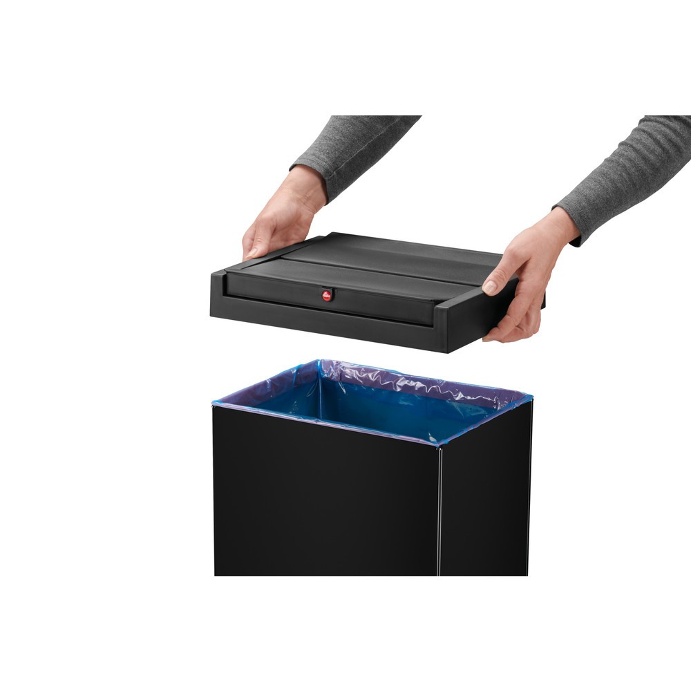 Immagine del prodotto n. 4: Hailo Big Box Swing portarifiuti 52 litri nero grafite