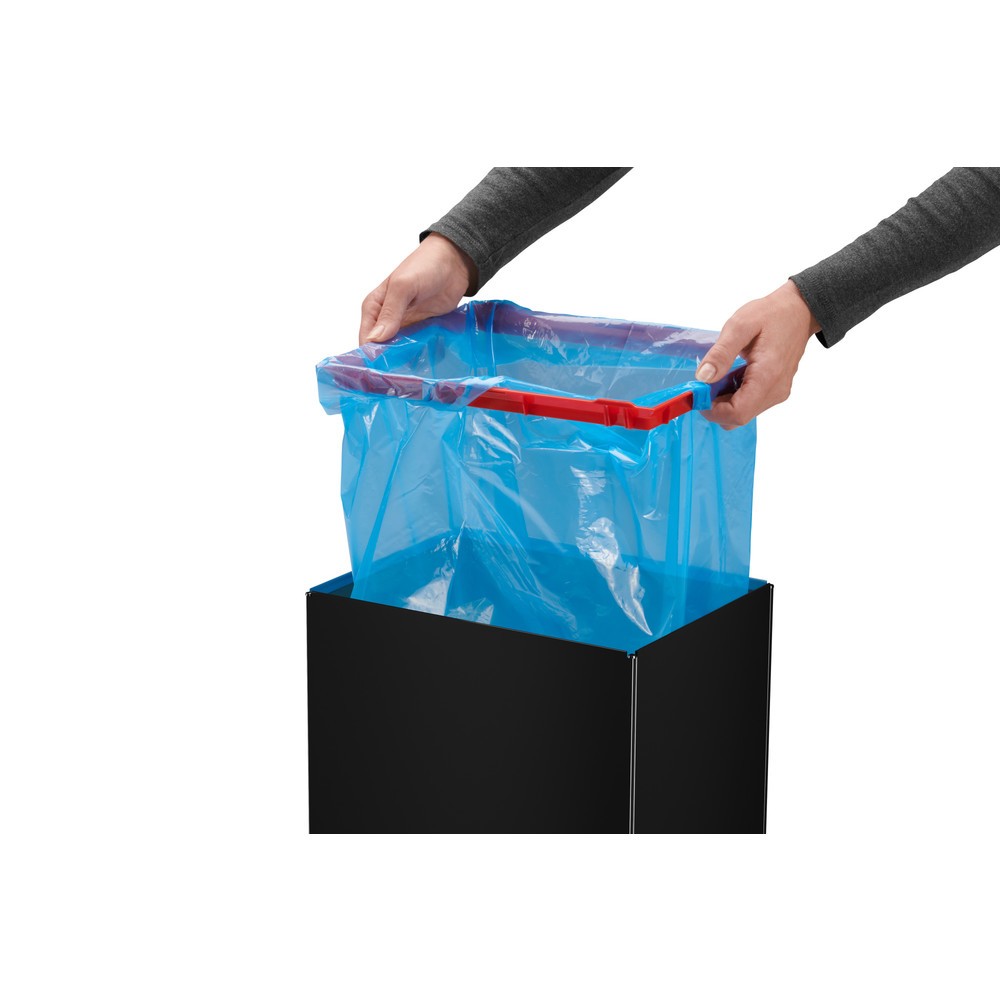 Immagine del prodotto n. 5: Hailo Big Box Swing portarifiuti 52 litri nero grafite