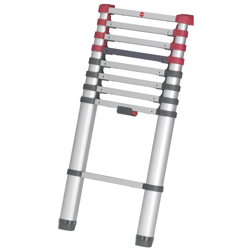 Immagine del prodotto: Hailo FlexLine, scala telescopica di sicurezza in alluminio, 9 pioli