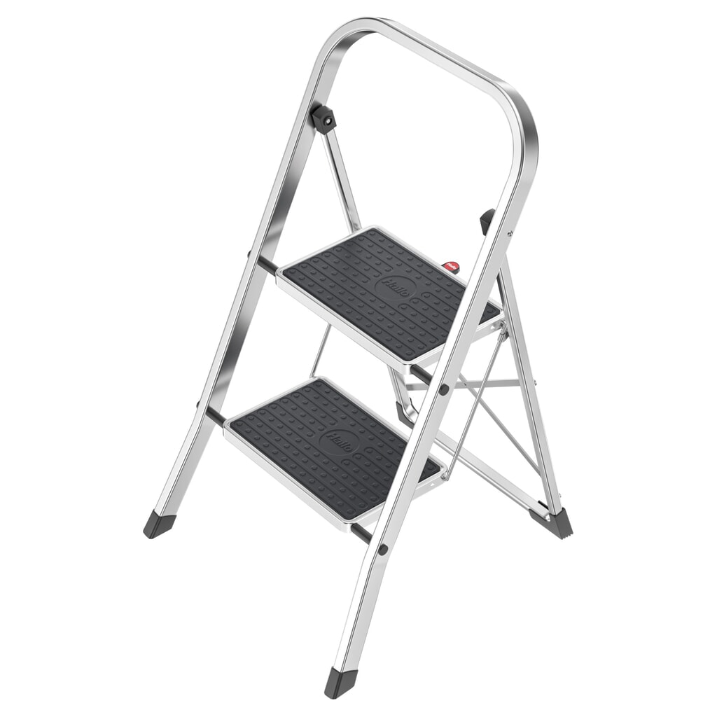 Hailo K70 StandardLine, scaletta di ingresso in alluminio, da 2 gradini Immagine del prodotto: Hailo K70 StandardLine, scaletta di ingresso in alluminio, da 2 gradini