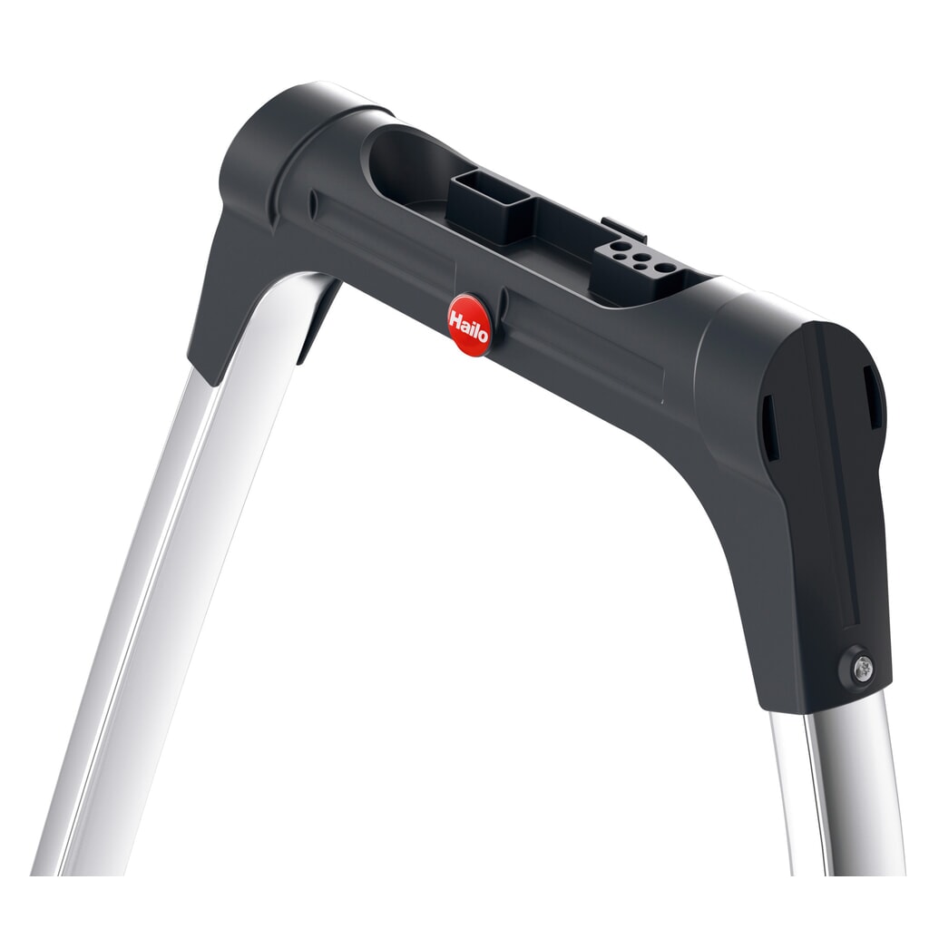 Scaletta richiudibile Hailo, altezza piattaforma 490 mm, gradini inclusa piattaforma 2, alluminio con scanalatura antiscivolo Immagine del prodotto n. 2: Scaletta richiudibile Hailo, altezza piattaforma 490 mm, gradini inclusa piattaforma 2, alluminio con scanalatura antiscivolo