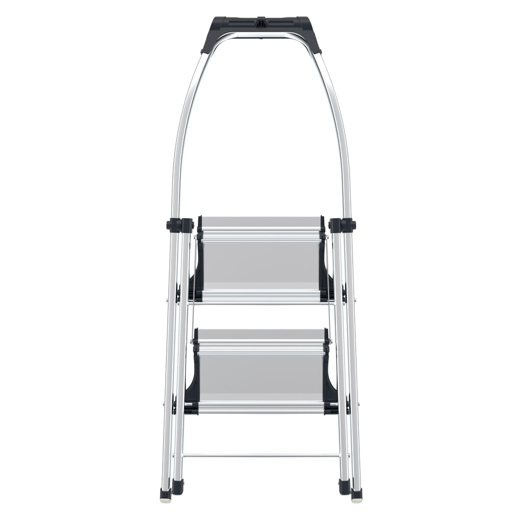 Scaletta richiudibile Hailo, altezza piattaforma 490 mm, gradini inclusa piattaforma 2, alluminio con scanalatura antiscivolo Immagine del prodotto n. 4: Scaletta richiudibile Hailo, altezza piattaforma 490 mm, gradini inclusa piattaforma 2, alluminio con scanalatura antiscivolo