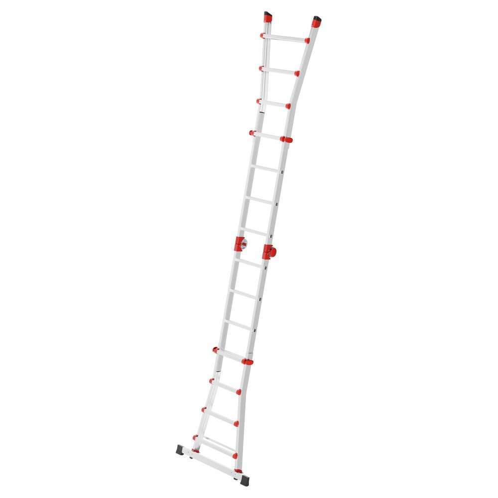 Immagine del prodotto n. 4: Hailo M80, Scala multifunzione in alluminio, 4x4 pioli.