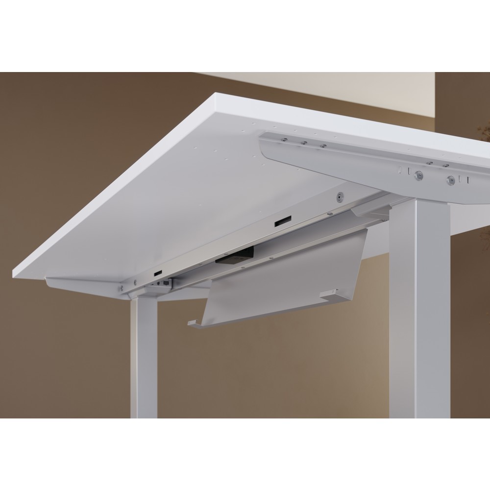 Immagine del prodotto n. 2: Hammerbacher Scrivania, regolabile in altezza elettricamente, LxP 1.600 x 800 mm, bianco