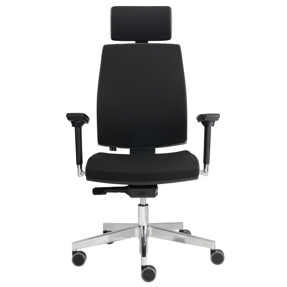 Immagine del prodotto: Sedia girevole da ufficio Hammerbacher Premium 1, schienale imbottito, poggiatesta, bracciolo per sedia multifunzionale