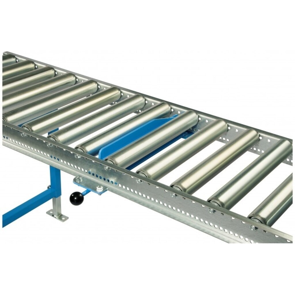 Immagine del prodotto: Blocco manuale per nastro trasportatore a rulli piccolo e leggero BLUME, larghezza del nastro 800 mm.