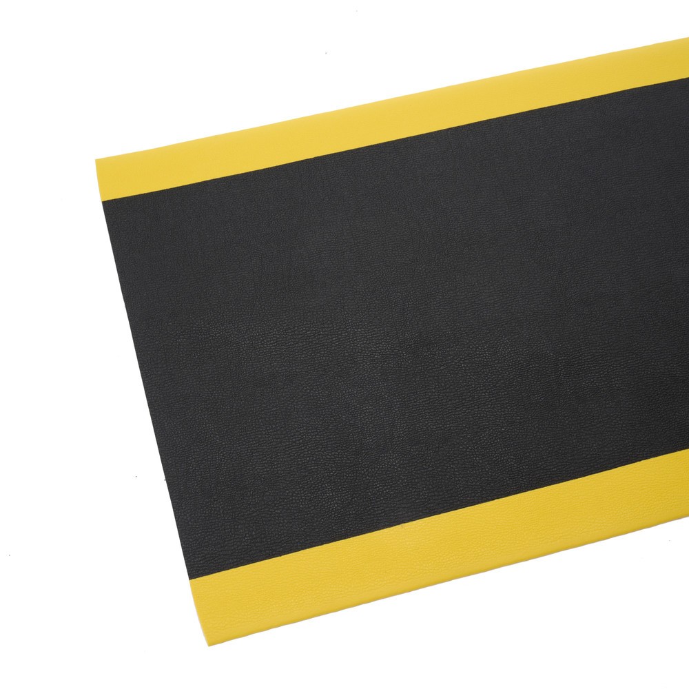 Immagine del prodotto n. 6: Tappetino defaticante HEMMDAL ErgoSoft Classic, strutturato, monostrato, LaxLu 900 x 1.500 mm, nero/giallo