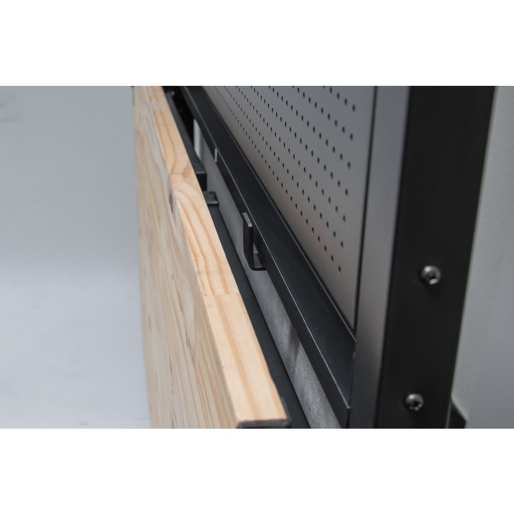 Immagine del prodotto n. 5: HEMMDAL Banco da lavoro, pieghevole, portata 150 kg, parete perforata con 10 ganci