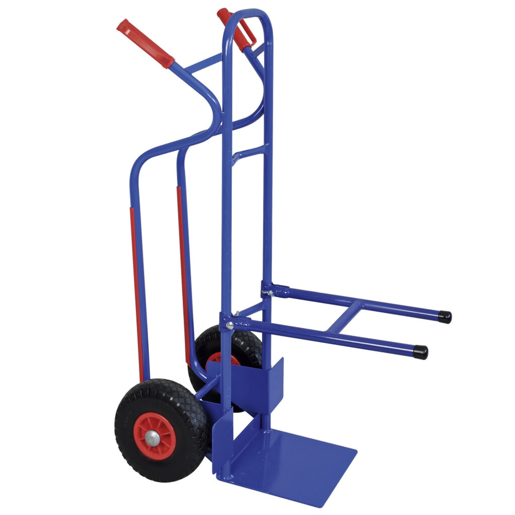 Immagine del prodotto n. 1: HEMMDAL Carrello porta-sedie, gommatura antiforatura, portata sedia 250 kg, braccioli di supporto sedia regolabili in altezza 70 kg