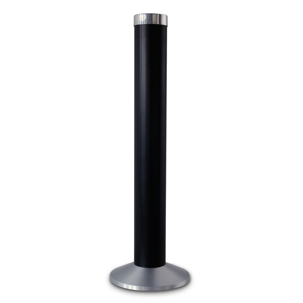 HEMMDAL Colonna posacenere in alluminio, nero Immagine del prodotto n. 1: HEMMDAL Colonna posacenere in alluminio, nero