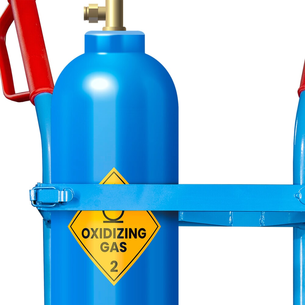 Immagine del prodotto n. 2: Carrello per bombole di gas HEMMDAL, per 2 bombole in acciaio da 10 litri