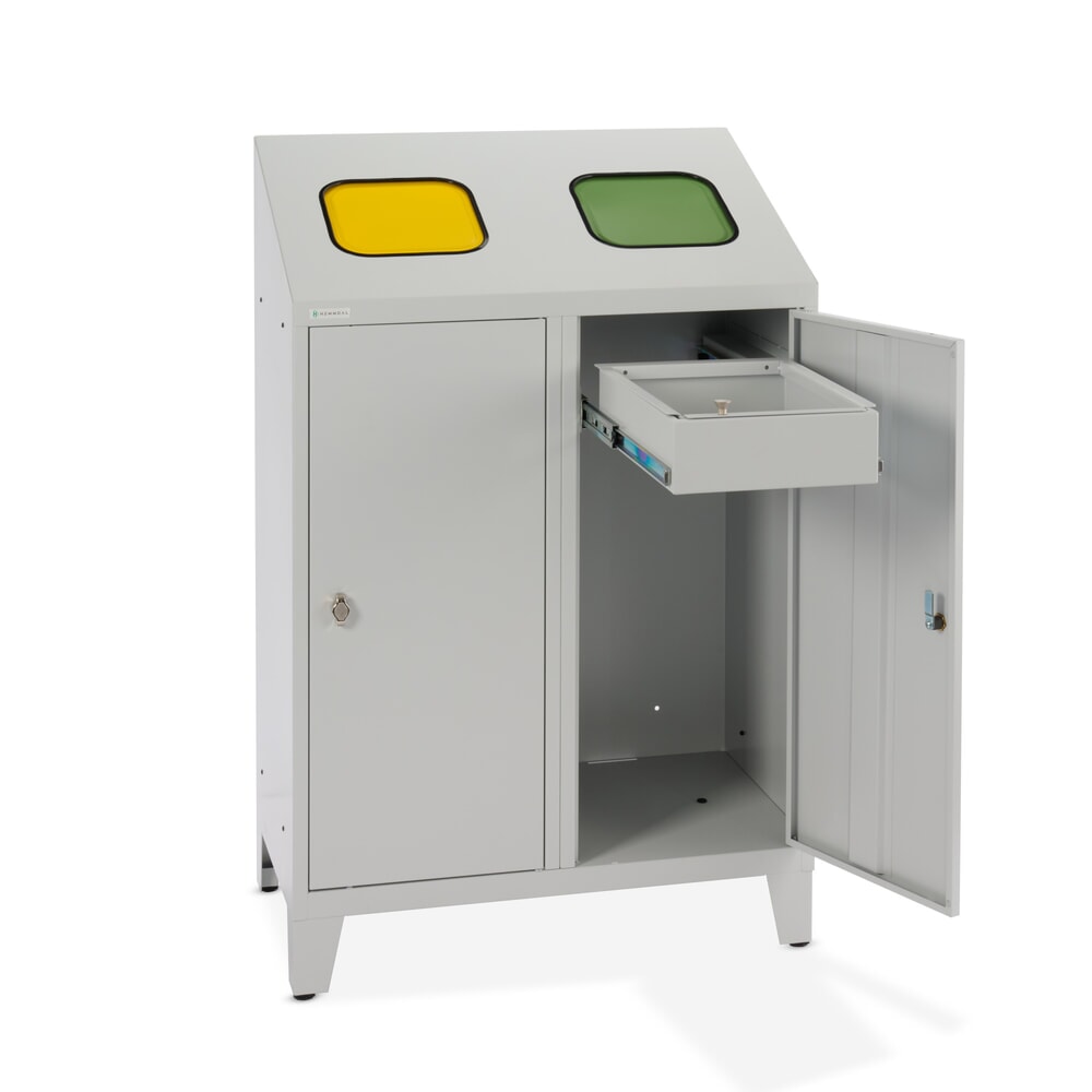 Immagine del prodotto n. 9: HEMMDAL portarifiuti riciclabili Duo, con 2 supporti per sacchetti, ciascuno da 120 litri
