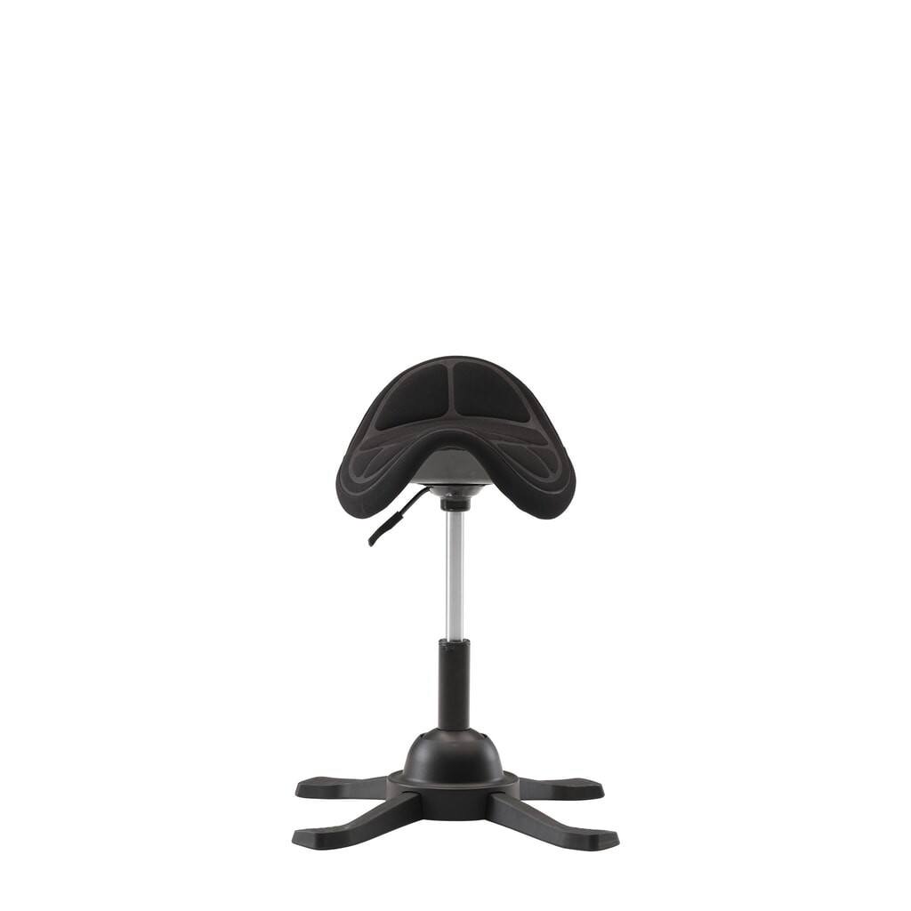 Sgabello girevole a sella HEMMDAL, sedile imbottito, altezza sedile 480-660 mm, piedini Immagine del prodotto n. 3: Sgabello girevole a sella HEMMDAL, sedile imbottito, altezza sedile 480-660 mm, piedini