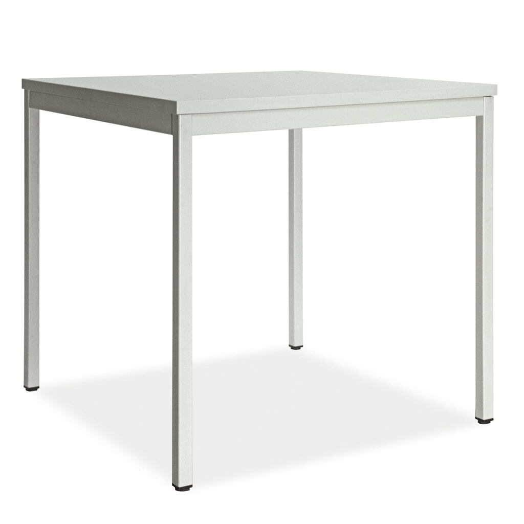 Immagine del prodotto: Tavolo da conferenza Klassik, tubolare quadrato, LxP 800 x 800 mm, grigio