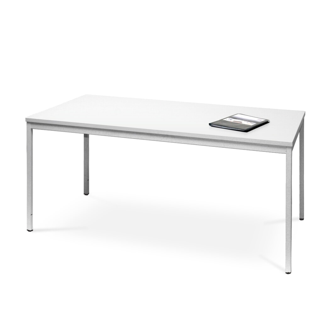Immagine del prodotto: Scrivania da ufficio HEMMDAL con struttura in tubolare d'acciaio a 4 piedini, HxBxP 750 x 1.200 x 800 mm