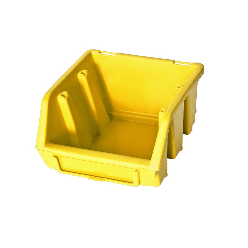 Immagine del prodotto: HEMMDAL set di contenitori a bocca di lupo S, AxLxP 75 x 116 x 112 mm, giallo, 48 pezzi/SU