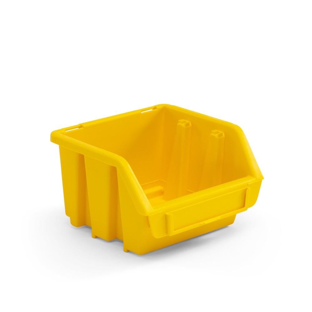 Immagine del prodotto n. 10: HEMMDAL set di contenitori a bocca di lupo S, AxLxP 75 x 116 x 112 mm, giallo, 48 pezzi/SU