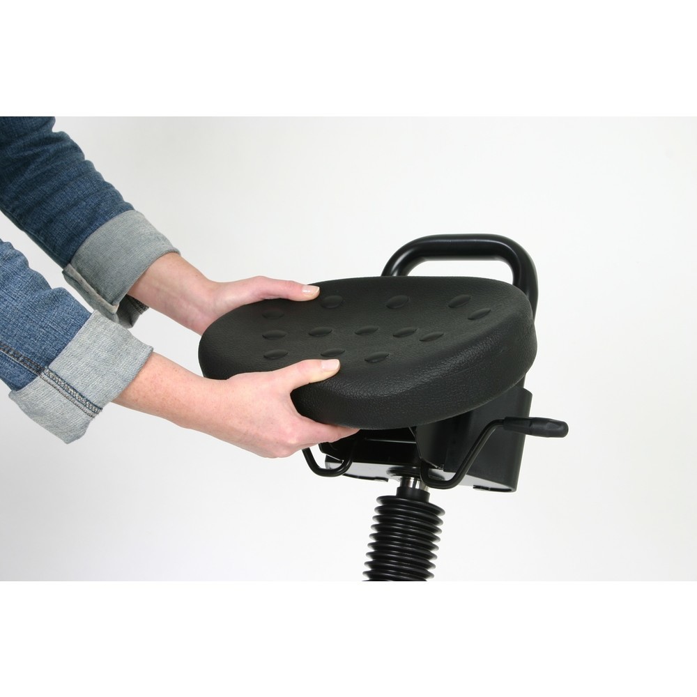Immagine del prodotto n. 3: Ausilio per la posizione eretta HEMMDAL, sedile comfort inclinabile, altezza sedile 645-825 mm, maniglia per il trasporto