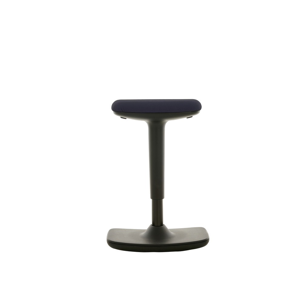 Immagine del prodotto: Sgabello regginpiedi HEMMDAL, sedile in similpelle, altezza sedile 560-690 mm, base basculante convessa