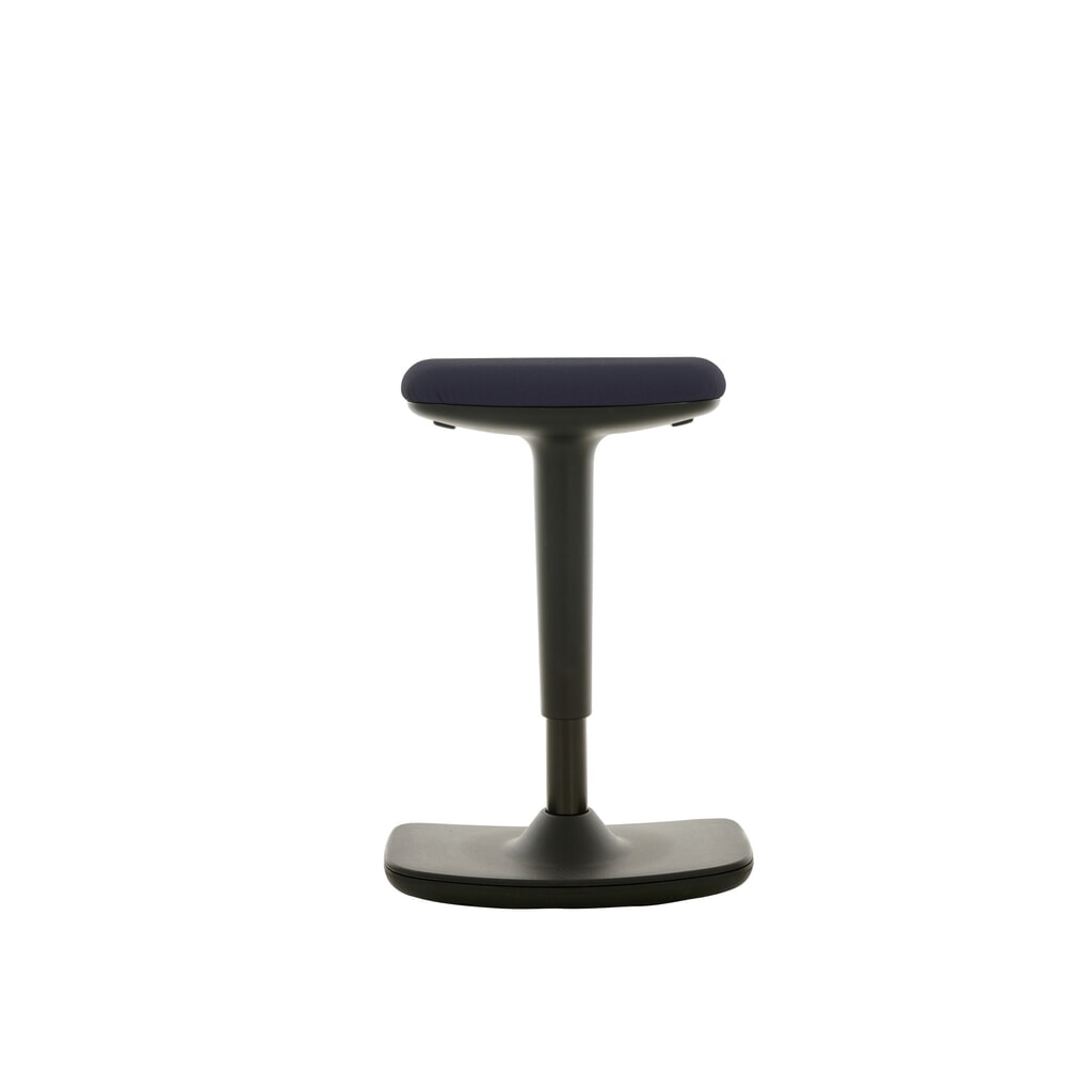 Sgabello regginpiedi HEMMDAL, sedile in similpelle, altezza sedile 560-690 mm, base basculante convessa Immagine del prodotto: Sgabello regginpiedi HEMMDAL, sedile in similpelle, altezza sedile 560-690 mm, base basculante convessa