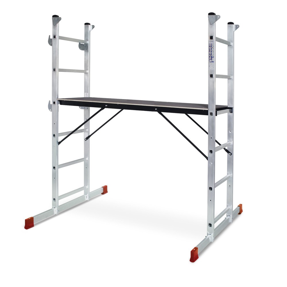 Immagine del prodotto: HEMMDAL Trabattello in alluminio 3 in 1, portata 135 kg