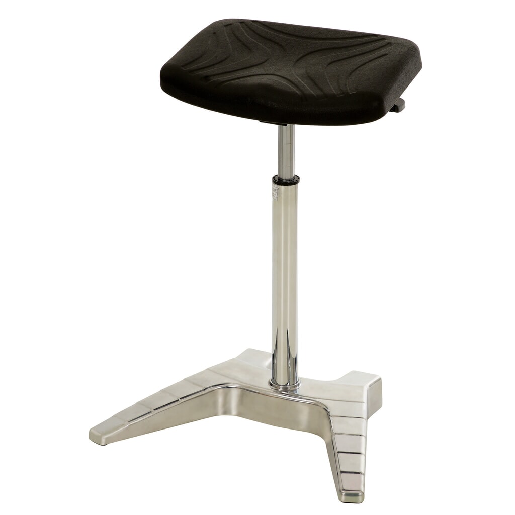 Ausilio per la posizione eretta HEMMDAL XXL, sedile extra largo in PU + maniglia per il trasporto, altezza sedile 700-880 mm Immagine del prodotto: Ausilio per la posizione eretta HEMMDAL XXL, sedile extra largo in PU + maniglia per il trasporto, altezza sedile 700-880 mm