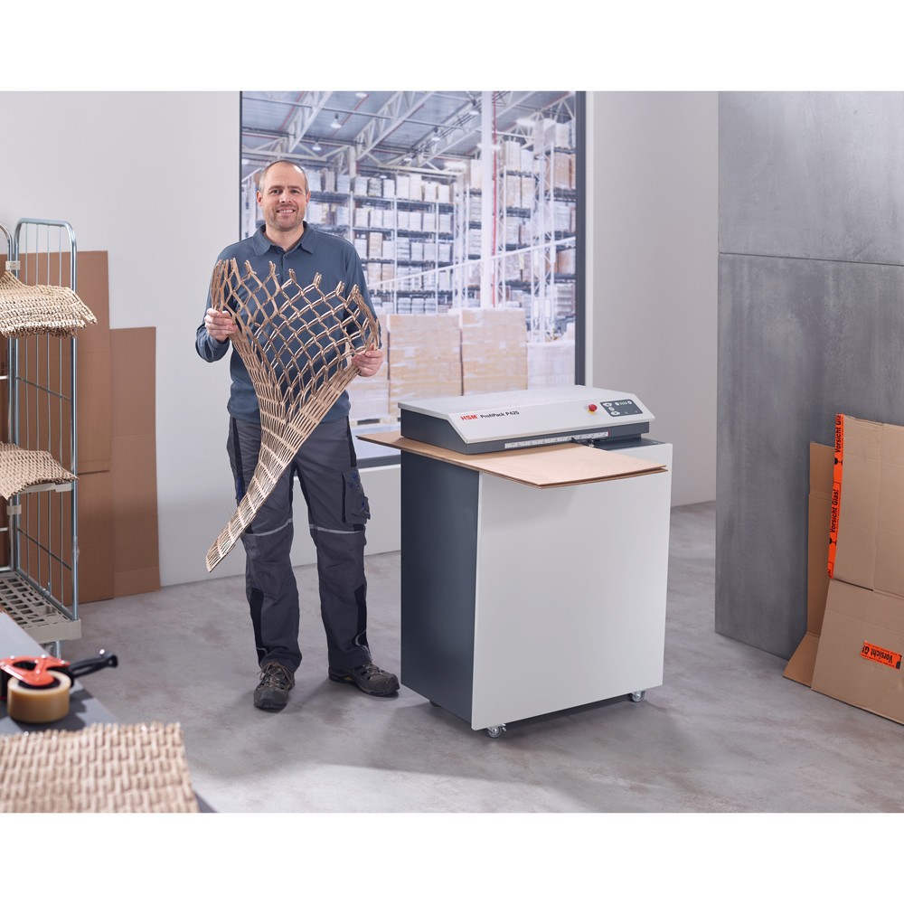 Immagine del prodotto n. 12: HSM Macchina perfora-cartoni ProfiPack P425, corrente alternata, incl. set adattatori per aspirazione