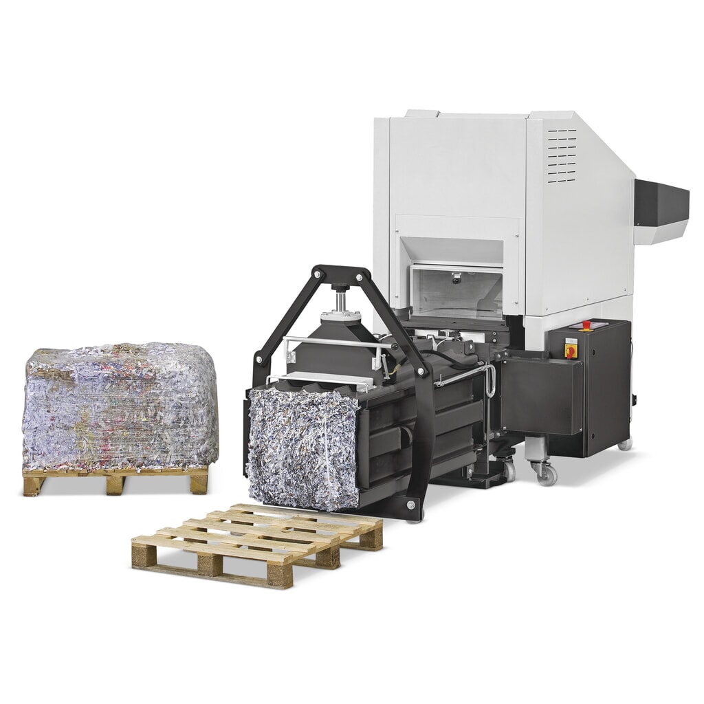 Immagine del prodotto n. 4: Macchina combinata trituratore-pressa HSM® Powerline SP 5088, taglio particelle 10,5 x 40-76 mm