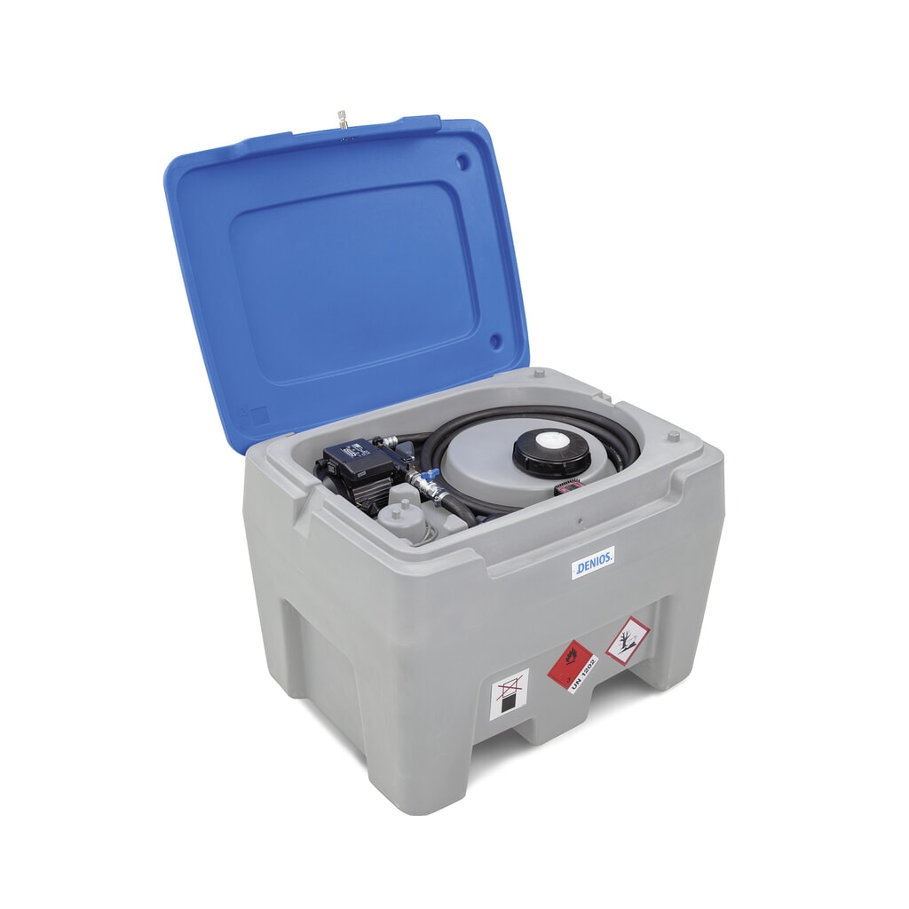 Impianto di rifornimento in PE, con pompa, pistola di erogazione + tubo, capacità 250 l, V 12, 35 l/min Immagine del prodotto: Impianto di rifornimento in PE, con pompa, pistola di erogazione + tubo, capacità 250 l, V 12, 35 l/min