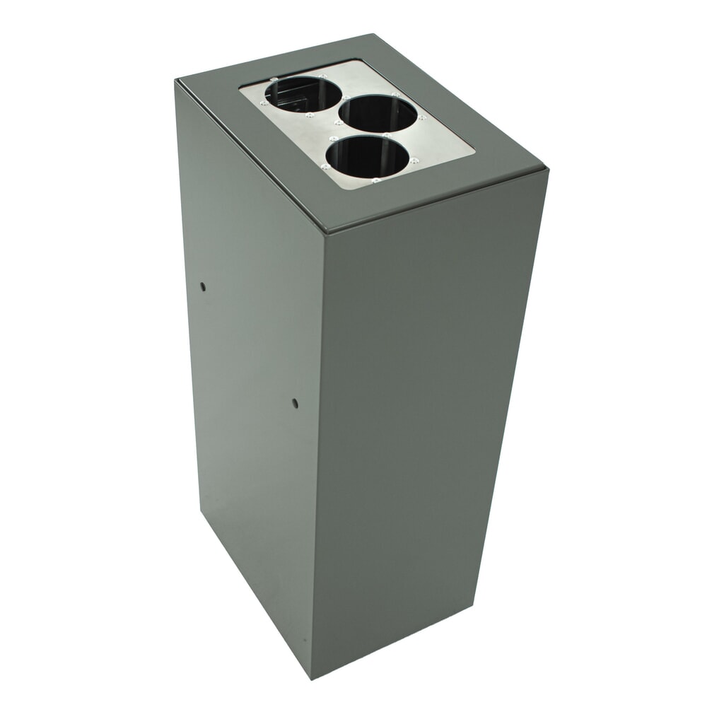 Impianto modulare di raccolta differenziata, 60 litri, grigio scuro Immagine del prodotto n. 5: Impianto modulare di raccolta differenziata, 60 litri, grigio scuro