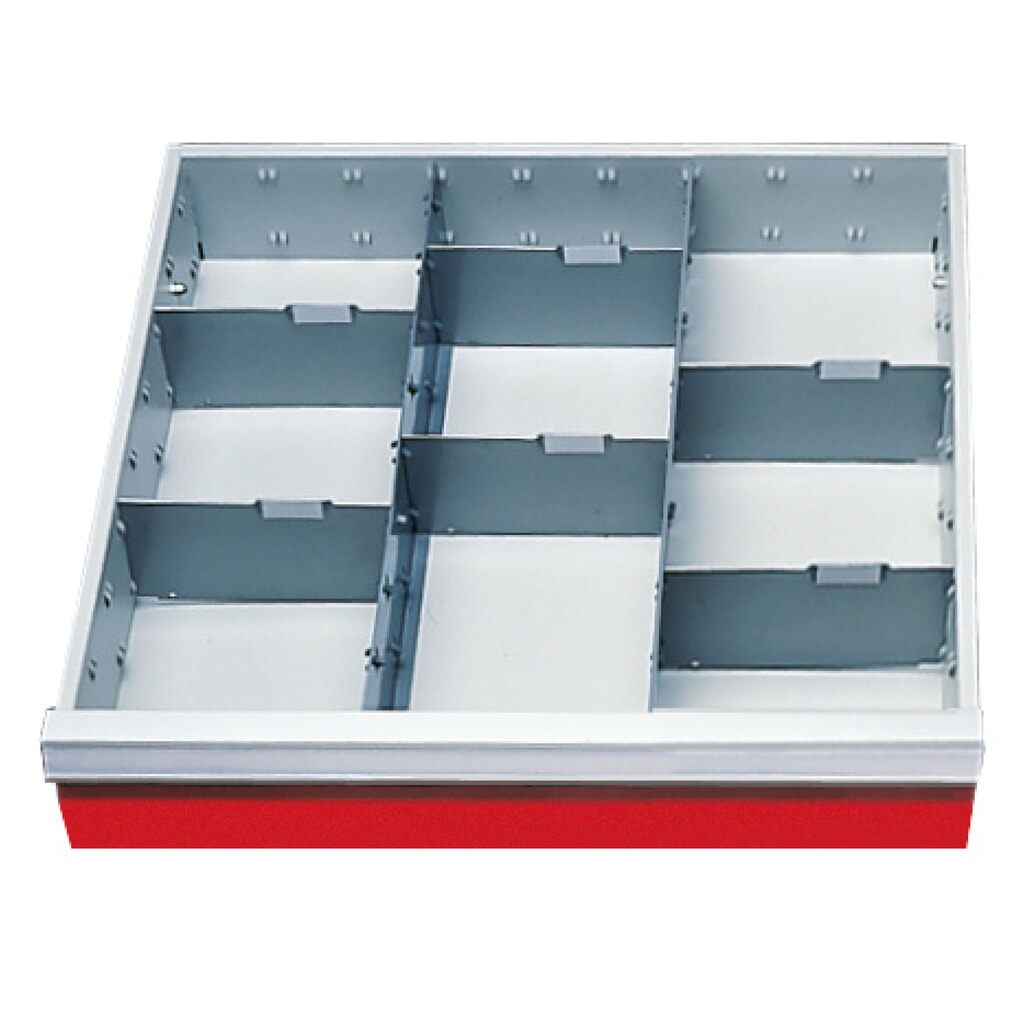 Inserto divisore per carrello da officina Bedrunka+Hirth, per altezza frontale 100 mm Immagine del prodotto: Inserto divisore per carrello da officina Bedrunka+Hirth, per altezza frontale 100 mm