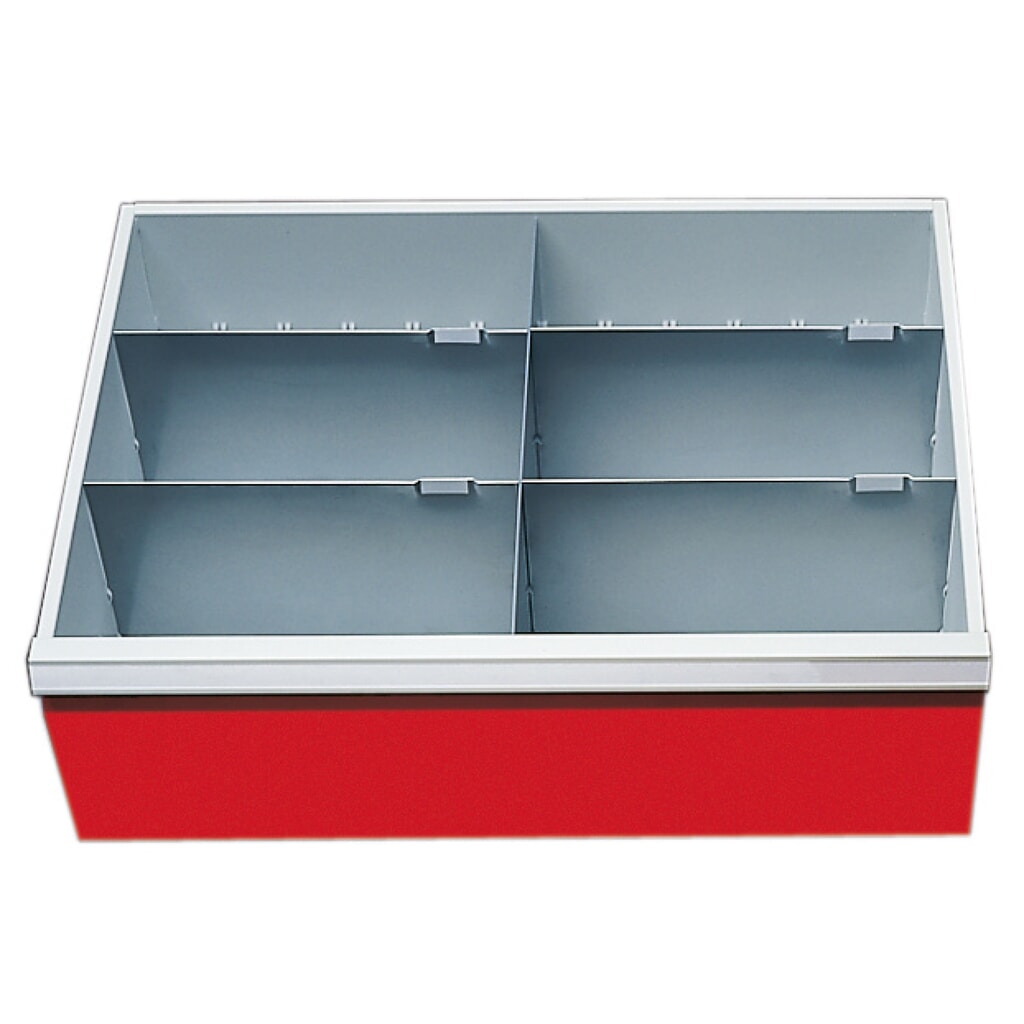 Bedrunka+Hirth Inserto divisore, larghezza 680 mm, per altezza frontale 200 mm Immagine del prodotto: Bedrunka+Hirth Inserto divisore, larghezza 680 mm, per altezza frontale 200 mm