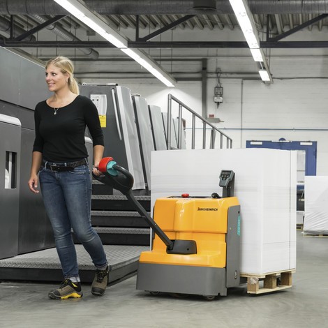 Transpallet elettrico Jungheinrich EJE M15 con bilancia
