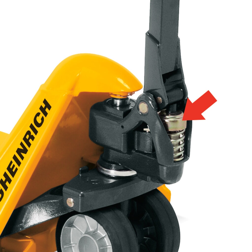 Transpallet manuale Jungheinrich AM 22 con sollevamento rapido, portata 2.200 kg, lunghezza forche 795 mm, nylon Immagine del prodotto n. 3: Transpallet manuale Jungheinrich AM 22 con sollevamento rapido, portata 2.200 kg, lunghezza forche 795 mm, nylon