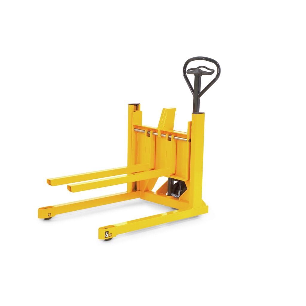 Transpallet manuale Jungheinrich AM V05 a carreggiata larga per pallet espositori Immagine del prodotto n. 4: Transpallet manuale Jungheinrich AM V05 a carreggiata larga per pallet espositori
