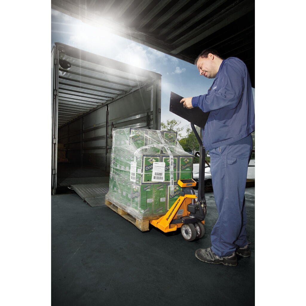 Immagine del prodotto n. 5: Transpallet con bilancia Jungheinrich AMW 22 e indicazione base, portata 2.200 kg, gomma piena/poliuretano