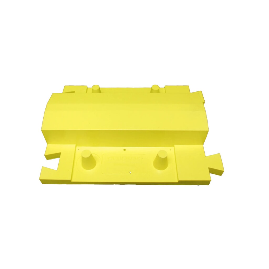 Immagine del prodotto: Justrite® canalina flessibile passacavi Diamondback®, elemento base, LxL 260 x 410 mm, giallo
