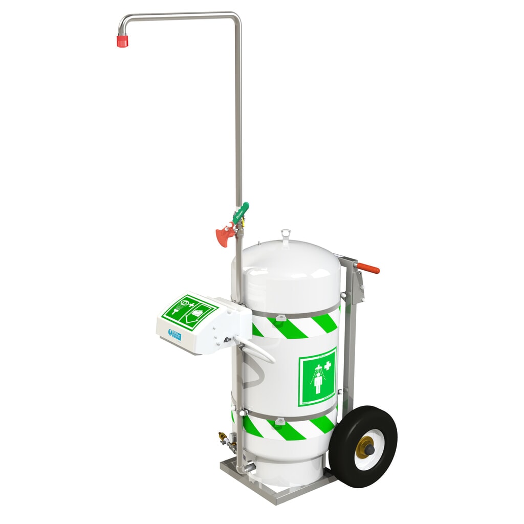 Justrite® combinazione doccia mobile corpo/occhi 40K45G Hughes, non riscaldato, serbatoio da 114 litri Immagine del prodotto: Justrite® combinazione doccia mobile corpo/occhi 40K45G Hughes, non riscaldato, serbatoio da 114 litri