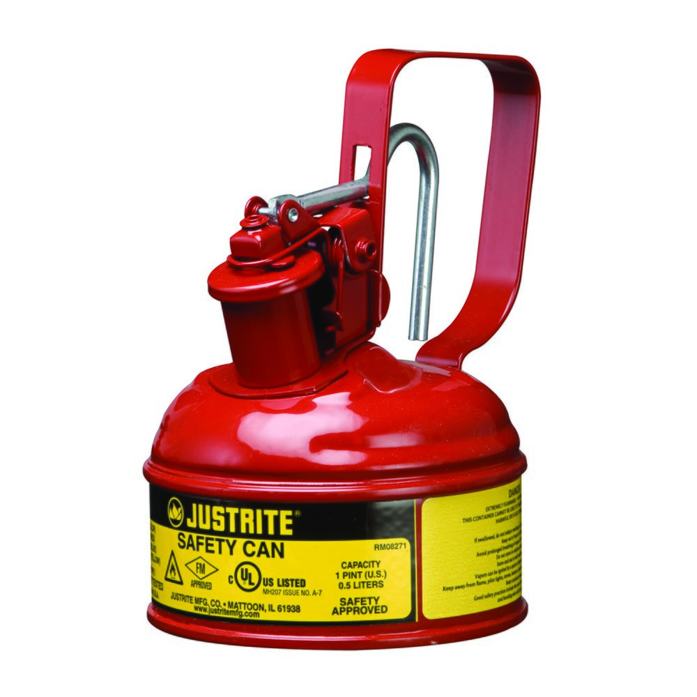 Immagine del prodotto n. 2: Justrite Contenitore di sicurezza tipo I, maniglia di rilascio, giallo, 1 litri