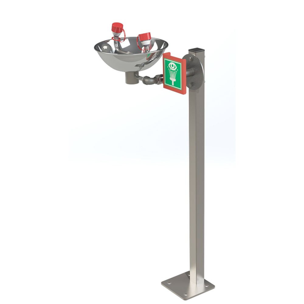 Immagine del prodotto: Justrite® doccetta occhi/viso 85GPD Hughes, modello a colonna, per interni