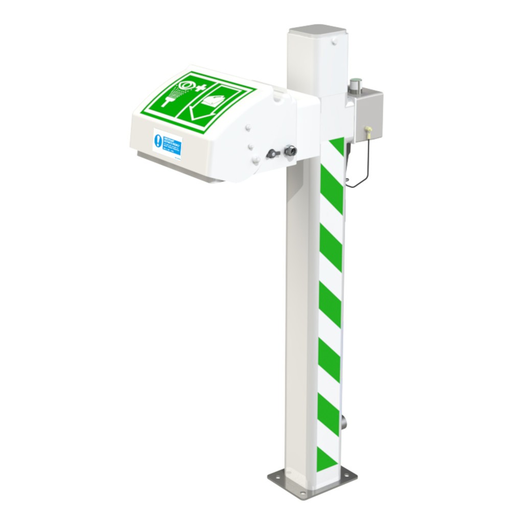 Immagine del prodotto: Justrite® doccetta occhi/viso AH45GP Hughes, modello a colonna, per esterni