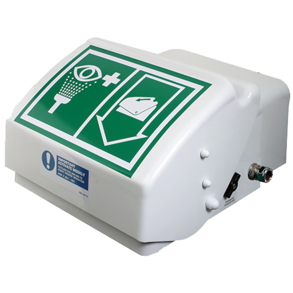 Immagine del prodotto: Justrite® doccetta per occhi/viso 45G Hughes, montaggio a parete, per interni