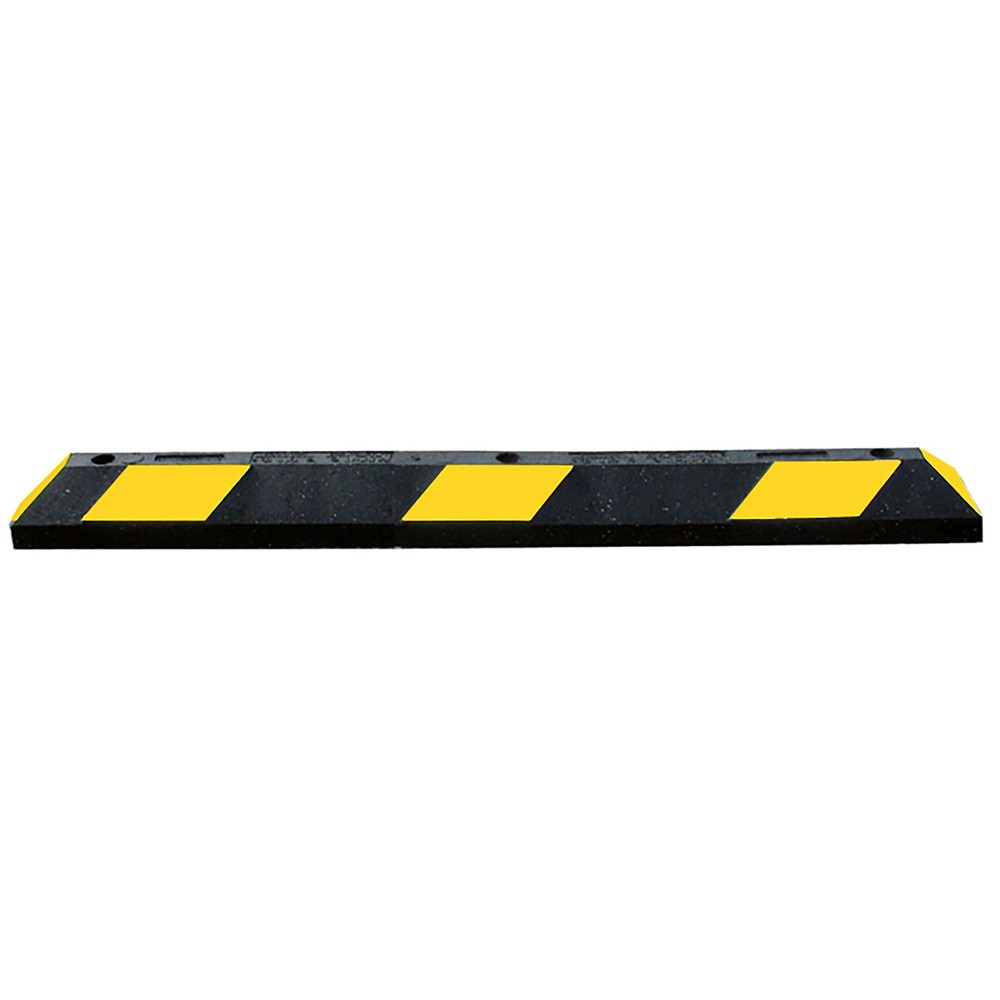 Immagine del prodotto: Justrite® fermaruote Park-It®, gomma riciclata, larghezza 1.800 mm, nero/bianco