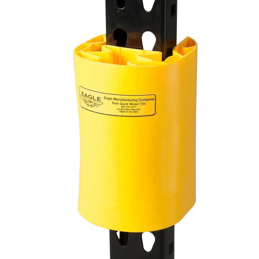 Immagine del prodotto n. 2: Justrite® protezione per montanti scaffalatura Eagle, HDPE, LxP 75 x 75 mm