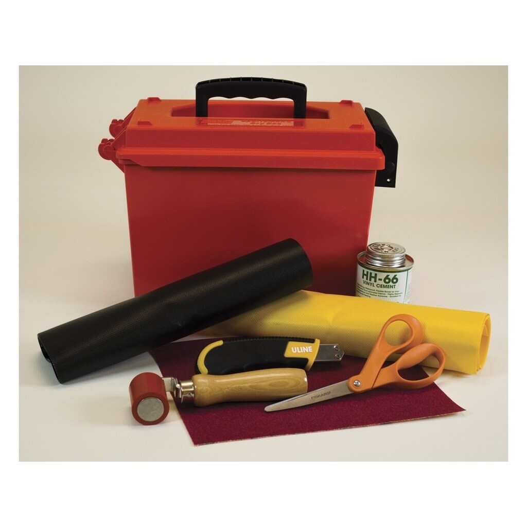 Justrite Repair Kit QuickBerm®, kit di riparazione rivestito in PVC per tessuti Immagine del prodotto: Justrite Repair Kit QuickBerm®, kit di riparazione rivestito in PVC per tessuti