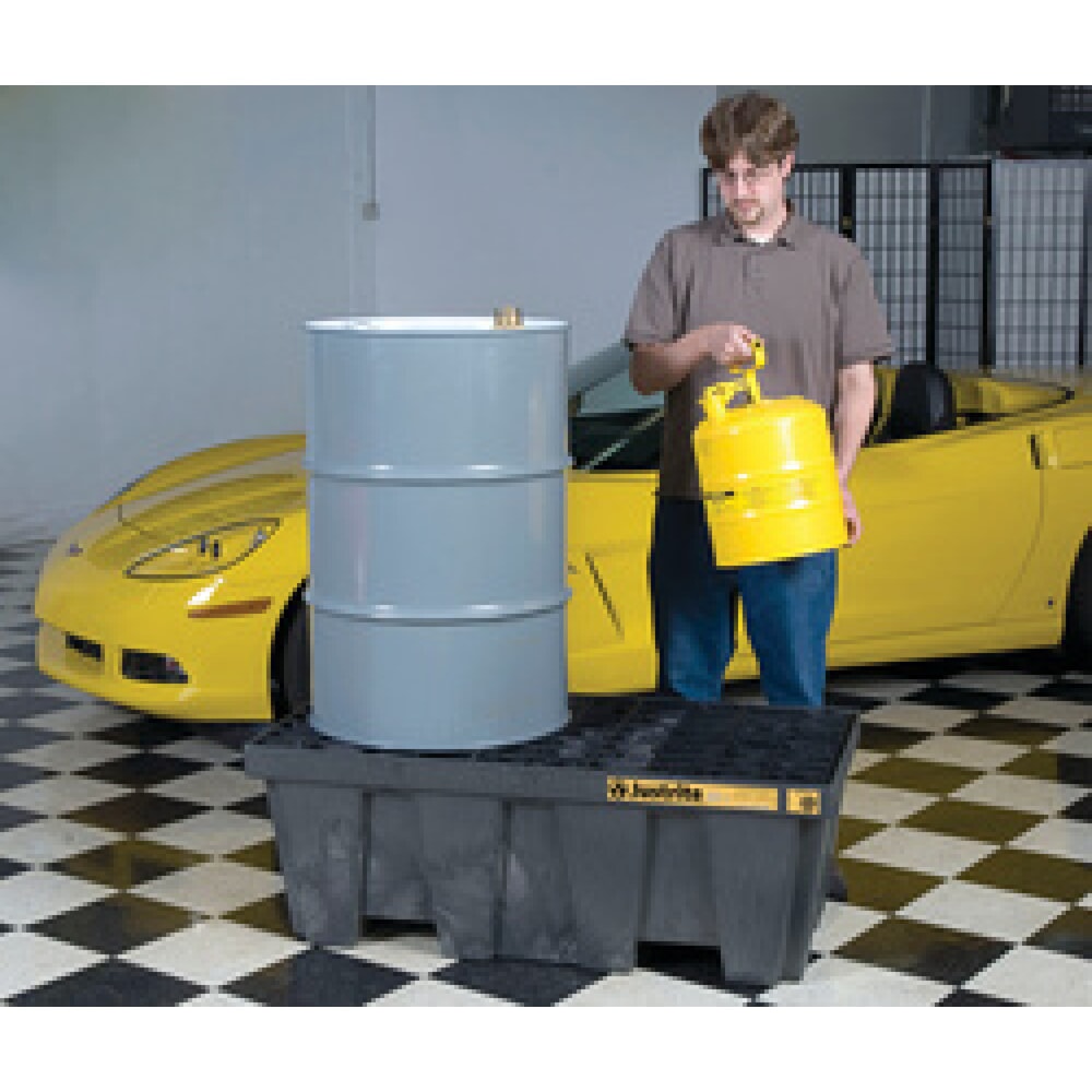 Immagine del prodotto n. 2: Justrite® Vasca di raccolta, 2x 200 l, volume di raccolta 250 l, nero